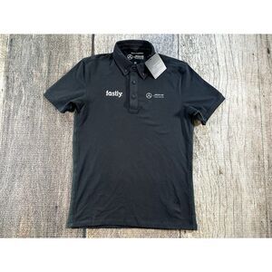 NWT Petronas Mercedes AMG Formula One F1 Racing Men's Polo Shirt Fastly